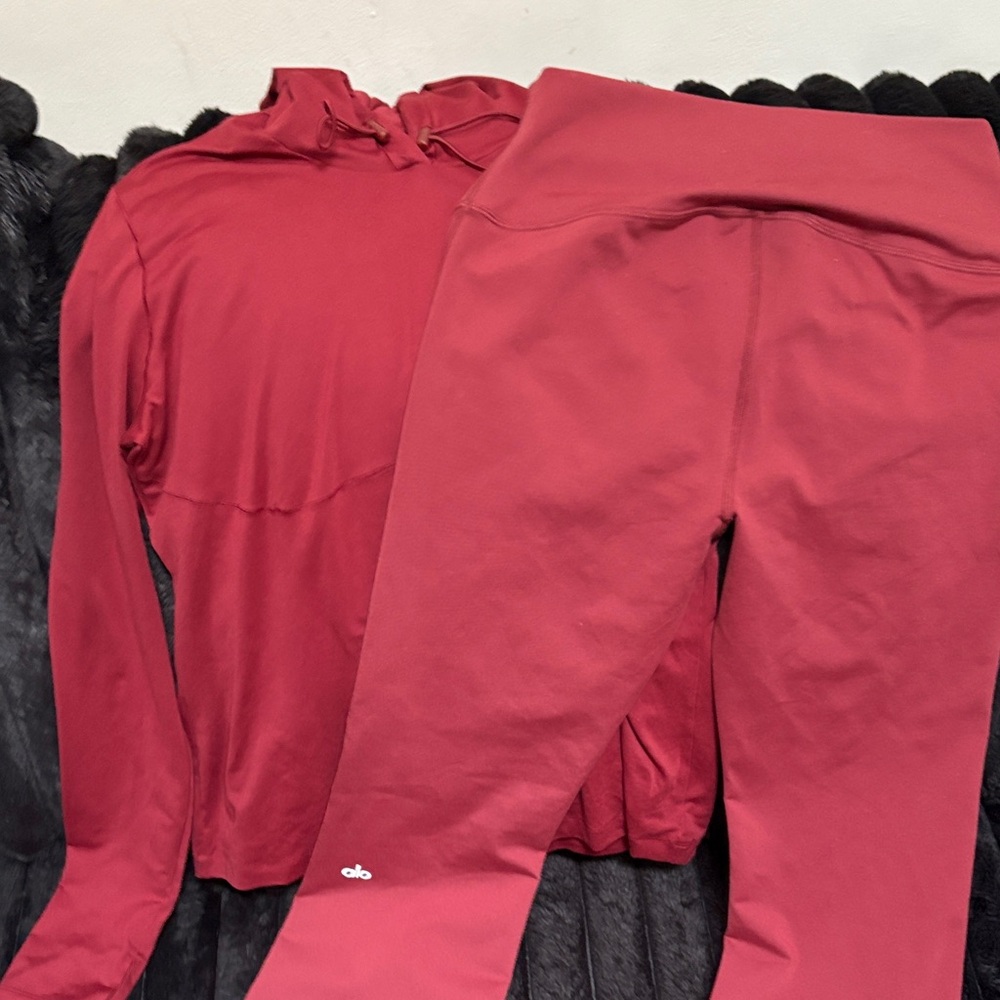 ALO Yoga Red Boot Cut Pants
